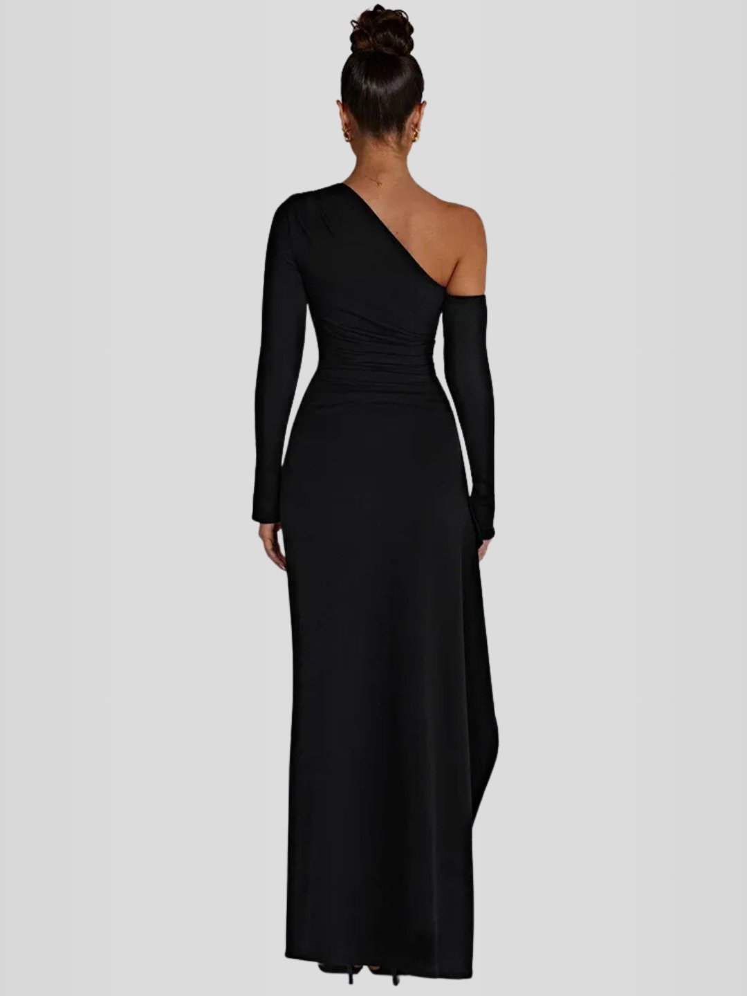 Long Evening Dress with Long Sleeve – Luna Model