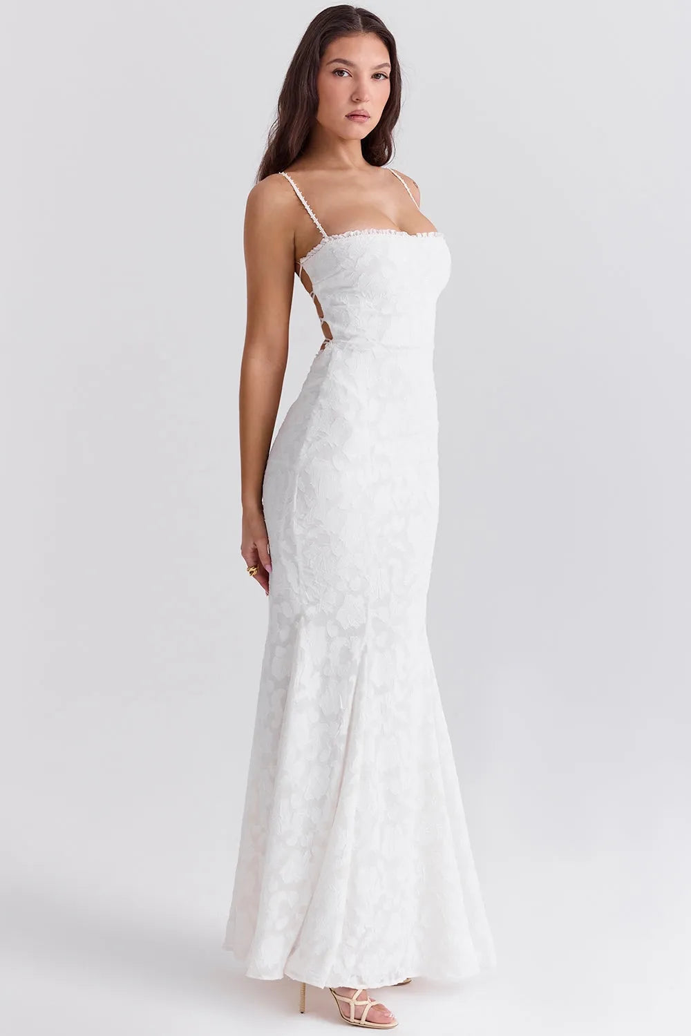 Simple and Elegant Civil Wedding Bridal Dress - Aghata
