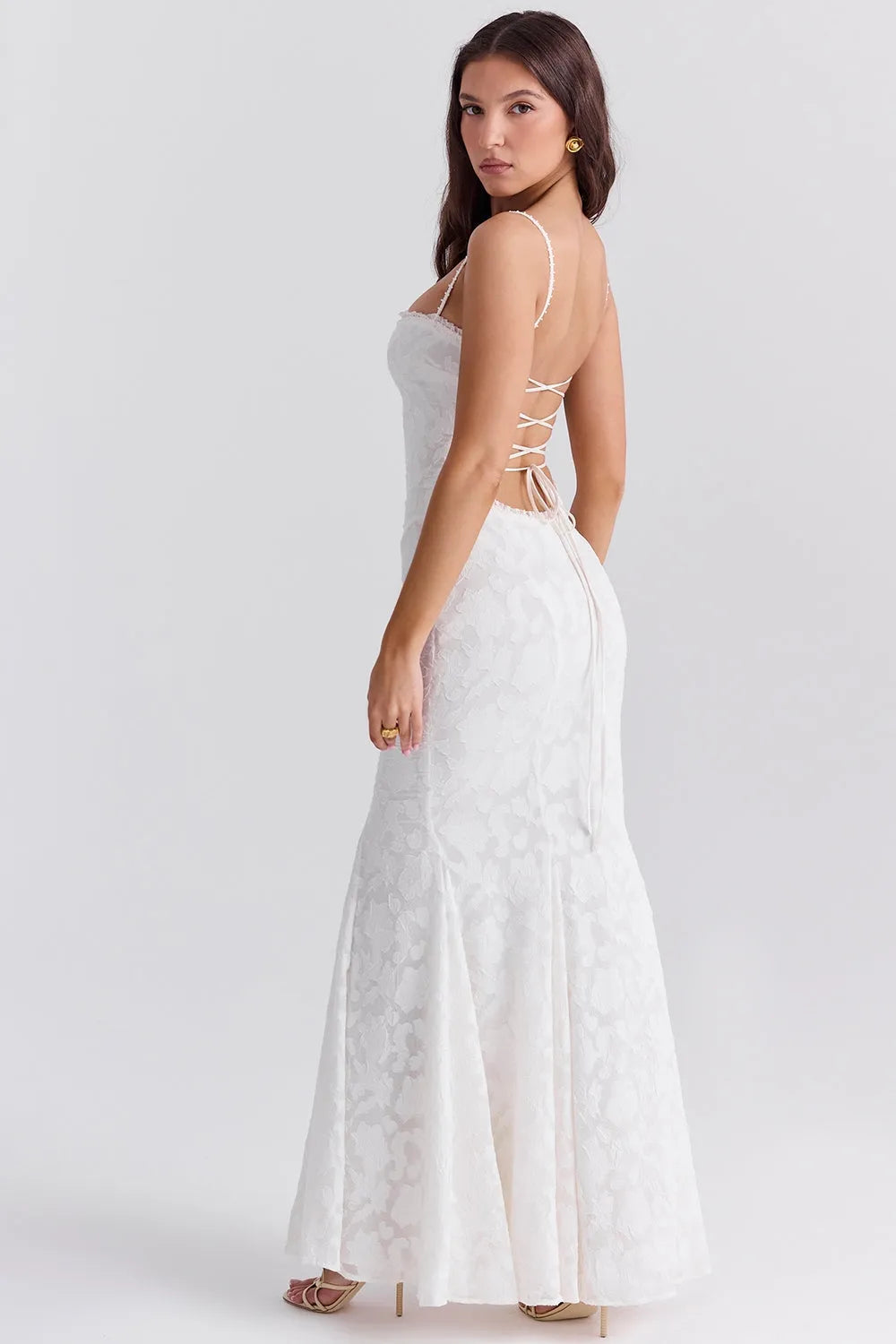 Simple and Elegant Civil Wedding Bridal Dress - Aghata