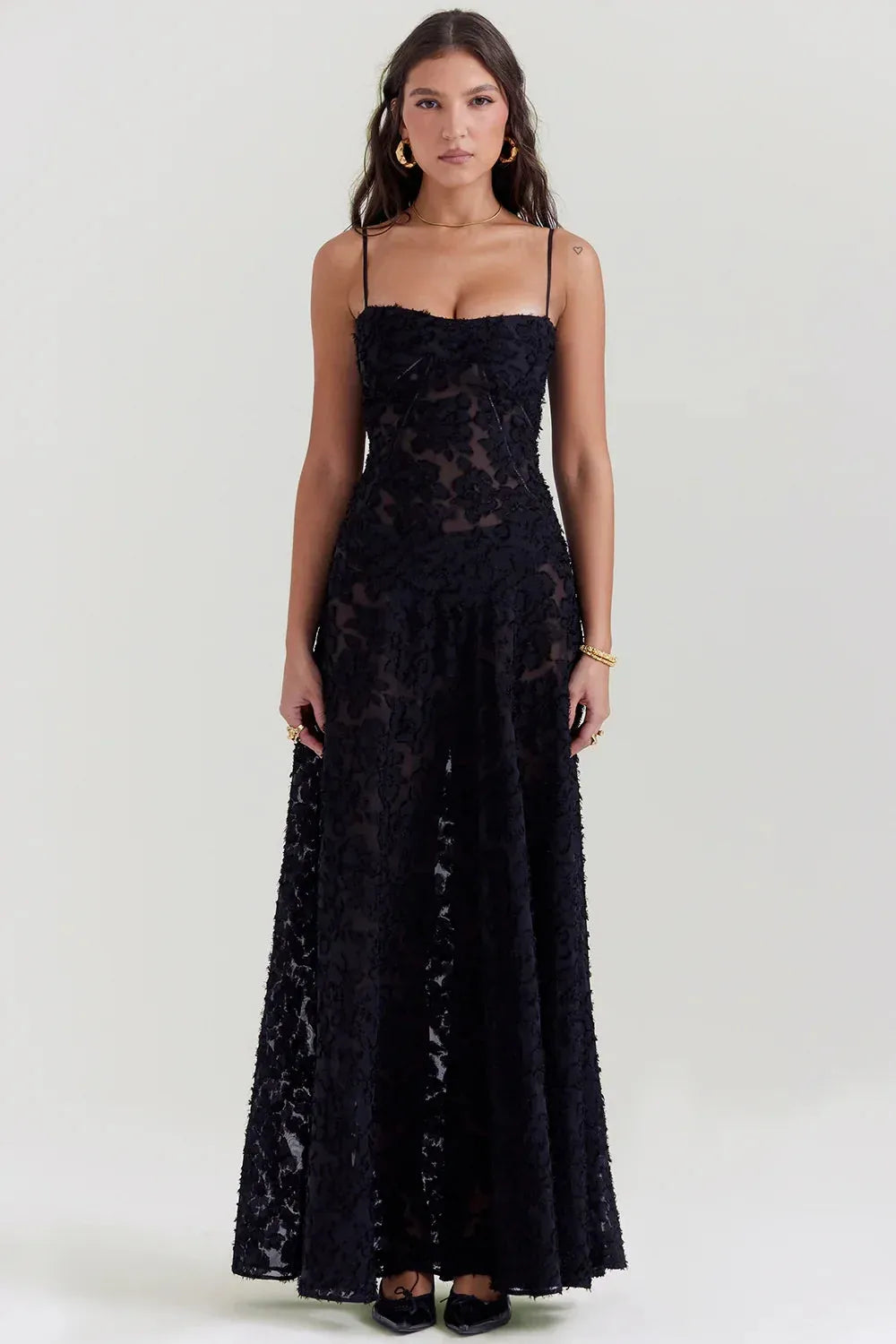 Long Floral Dress - Mavie