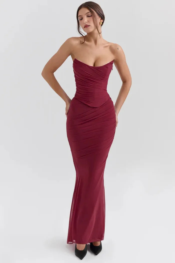 Long Corset Dress - Betty Model