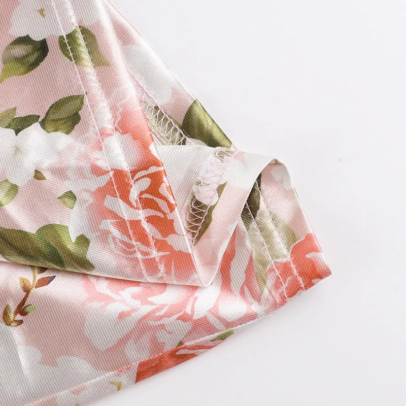 Maxi Floral Dress - Dhiana Model