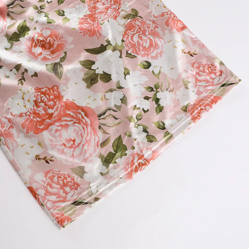 Maxi Floral Dress - Dhiana Model