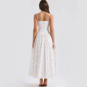 Izzie Model Floral Midi Dress