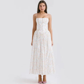 Izzie Model Floral Midi Dress