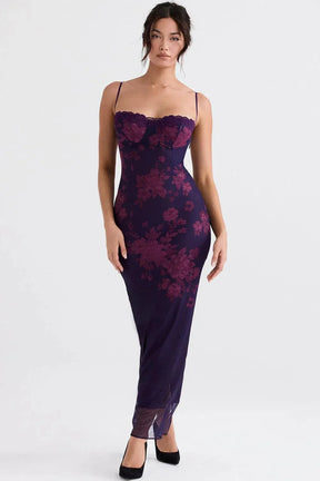 Long Floral Dress – Primrose Elegance
