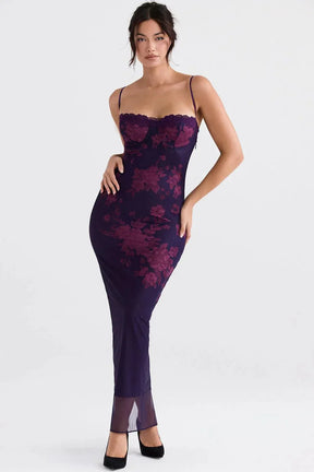 Long Floral Dress – Primrose Elegance