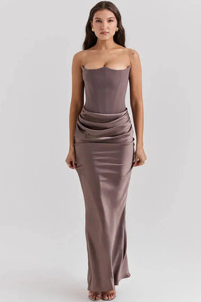 Off-Shoulder Long Dress for Parties - Persephone Model