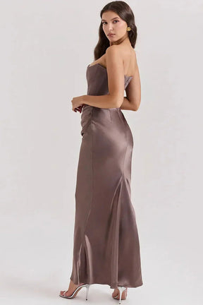 Off-Shoulder Long Dress for Parties - Persephone Model