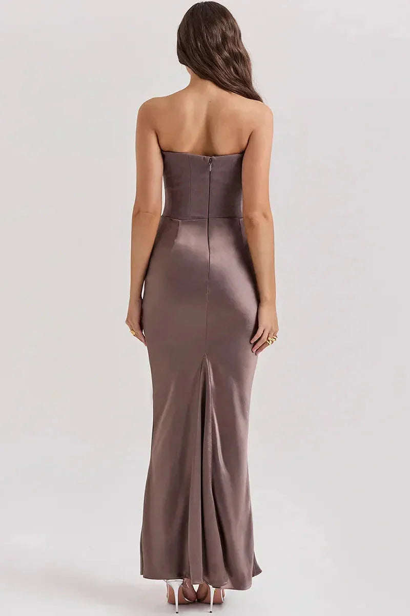 Off-Shoulder Long Dress for Parties - Persephone Model