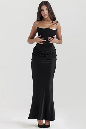 Off-Shoulder Long Dress for Parties - Persephone Model