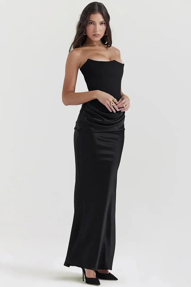 Off-Shoulder Long Dress for Parties - Persephone Model