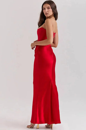 Off-Shoulder Long Dress for Parties - Persephone Model