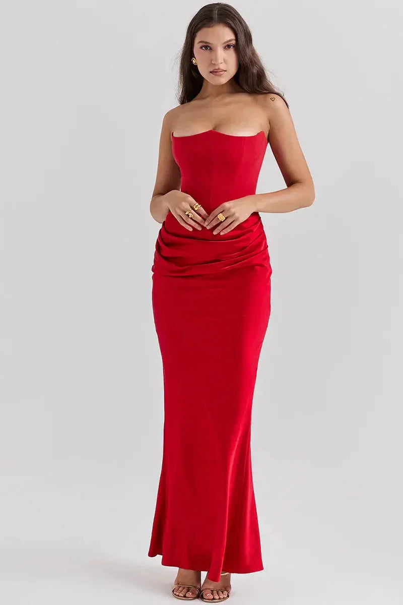 Off-Shoulder Long Dress for Parties - Persephone Model