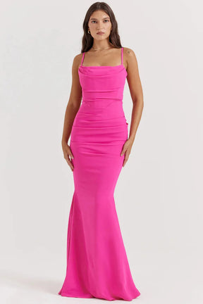 Long Wine Dress Jamilly – Versatility in Every Detail