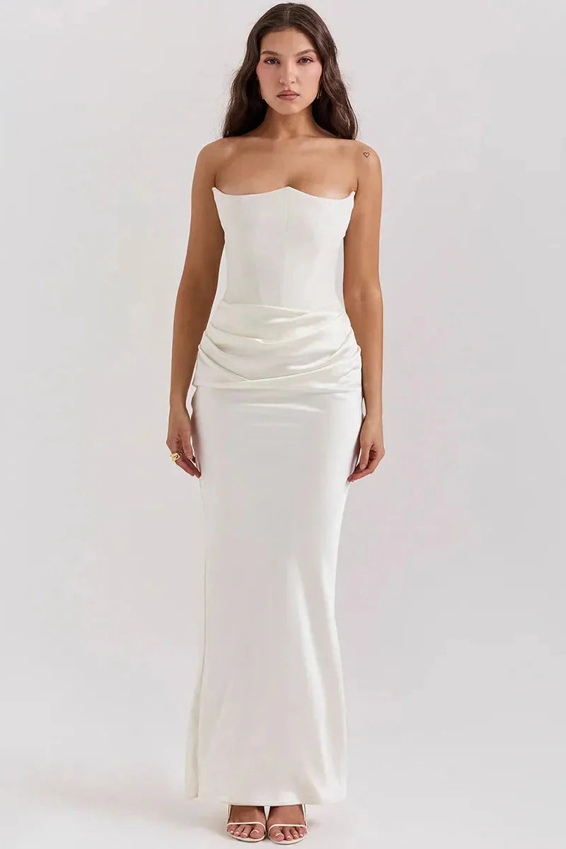 Off-Shoulder Long Dress for Parties - Persephone Model