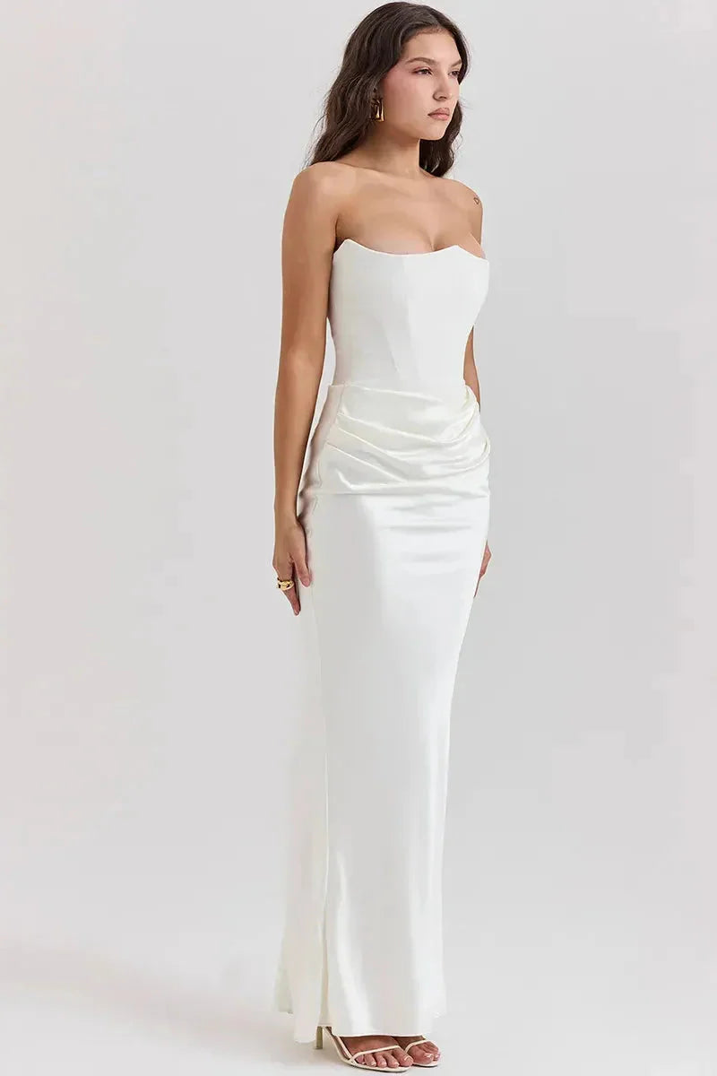 Off-Shoulder Long Dress for Parties - Persephone Model