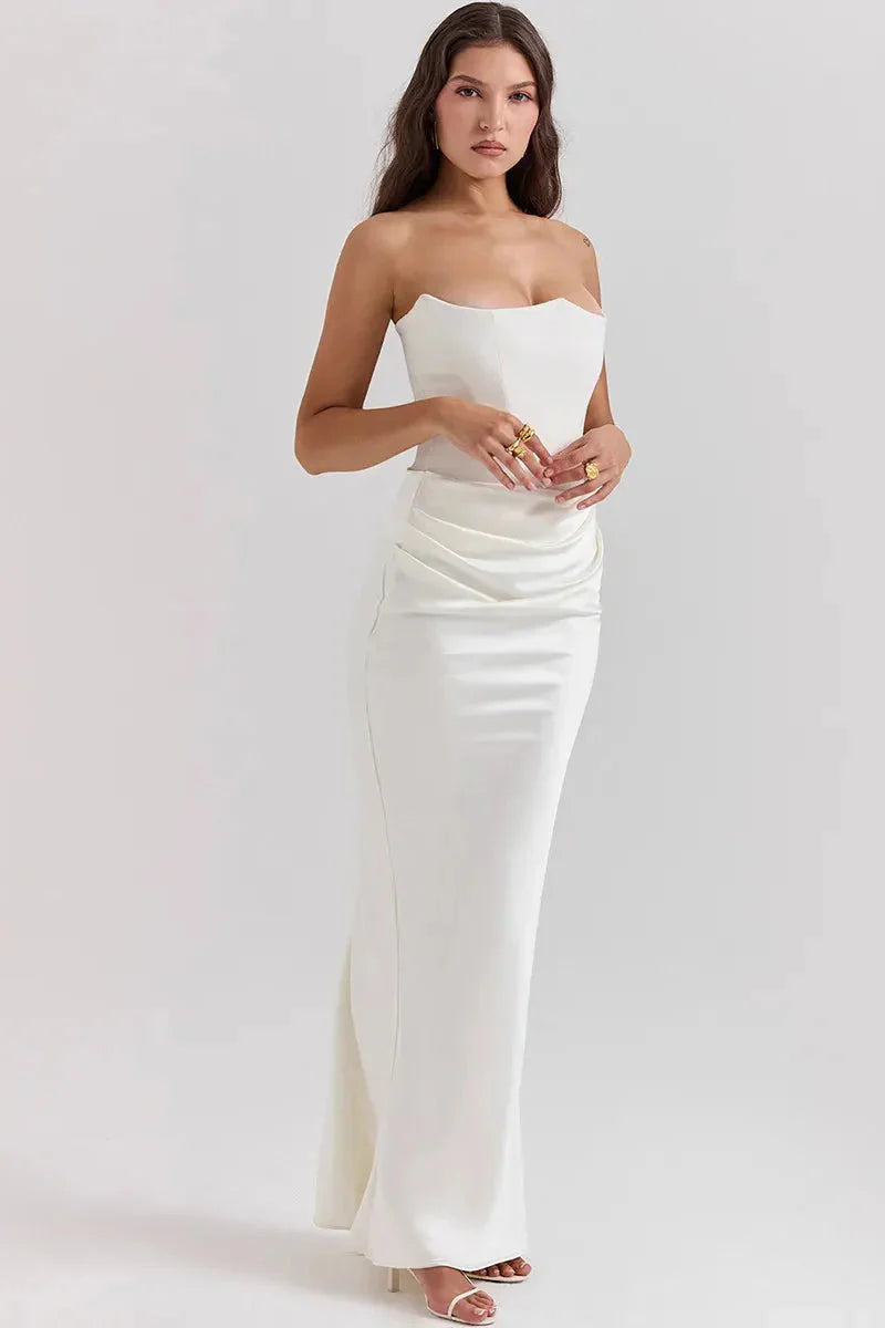 Off-Shoulder Long Dress for Parties - Persephone Model
