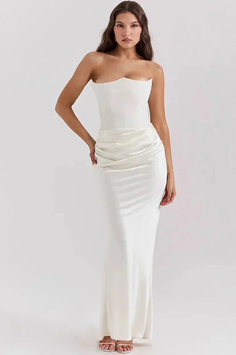 Off-Shoulder Long Dress for Parties - Persephone Model