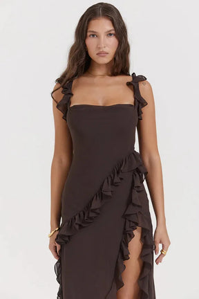 Long Dress with Slit - Beatriz