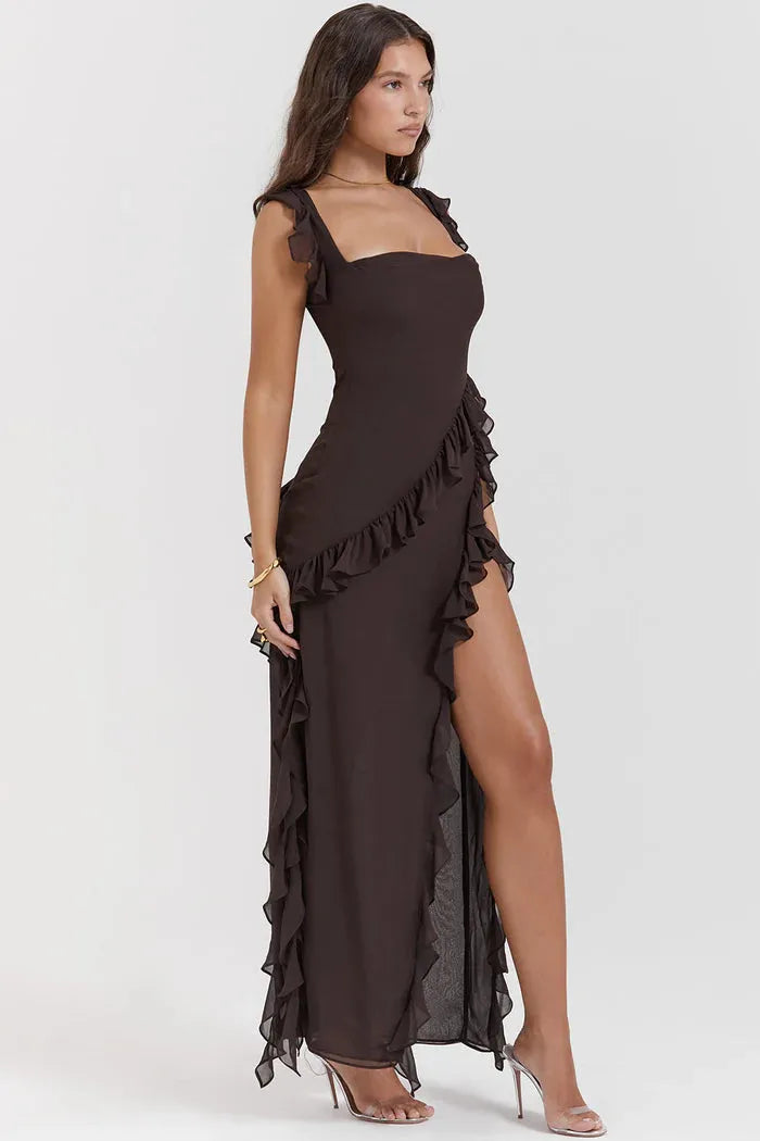 Long Dress with Slit - Beatriz