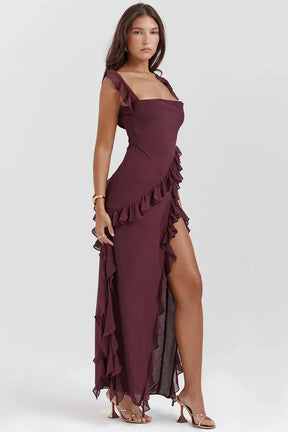 Long Dress with Slit - Beatriz
