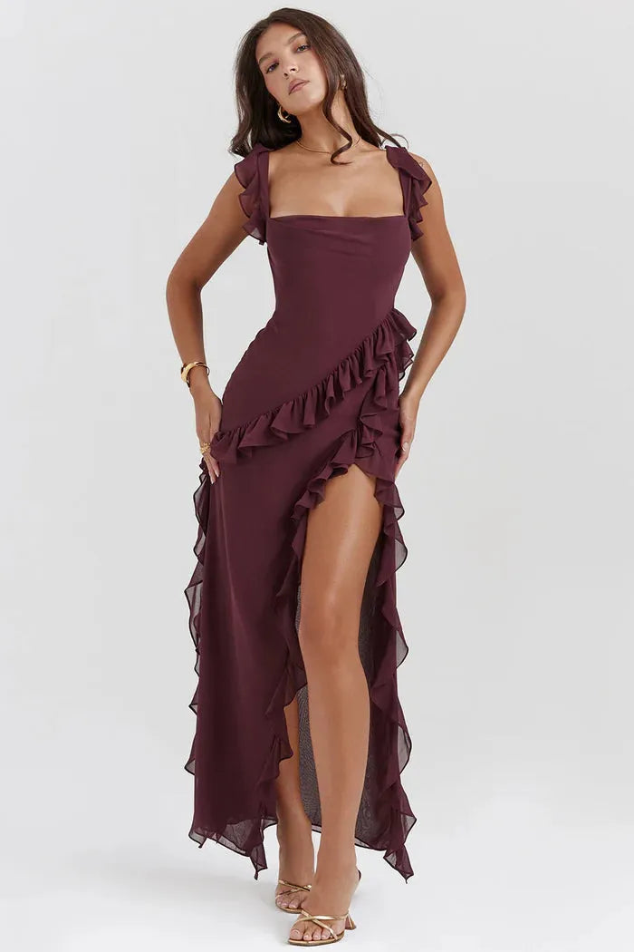Long Dress with Slit - Beatriz