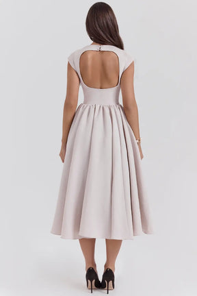 Elegant Midi Dress - Valentina Model