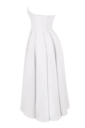 Sleeveless Midi Women's Dress - Audrey Model