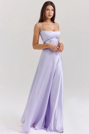 Long Dress with Lace Back – Mavie Model