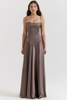 Long Dress with Lace Back – Mavie Model