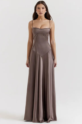 Long Dress with Lace Back – Mavie Model