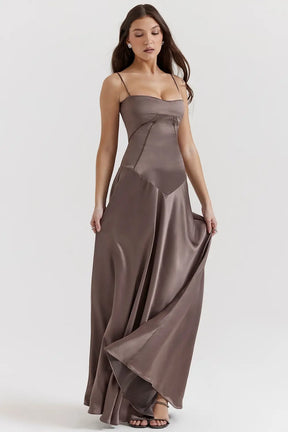 Long Dress with Lace Back – Mavie Model