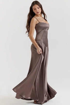 Long Dress with Lace Back – Mavie Model
