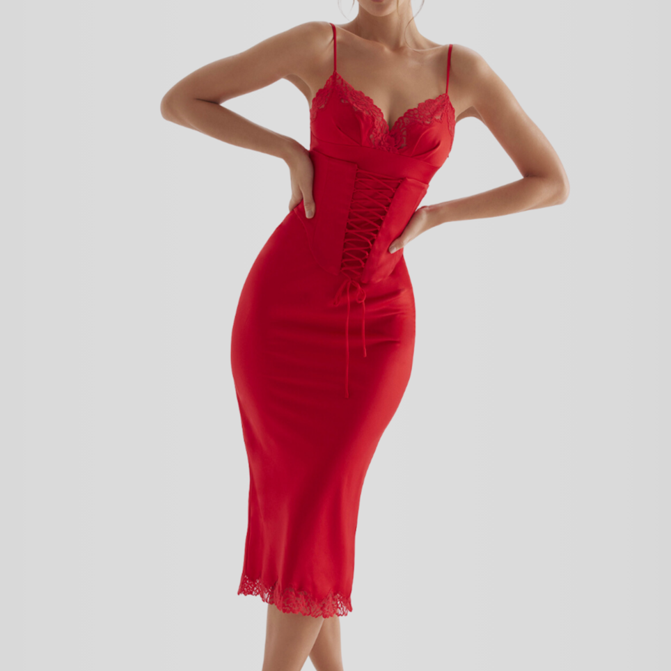 Long Corset Dress - Aurora Model