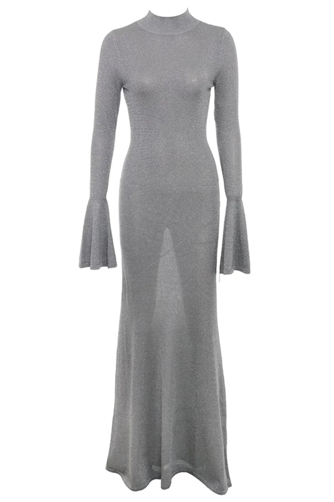 Captivating Gray Long Evening Dress Model Sancha