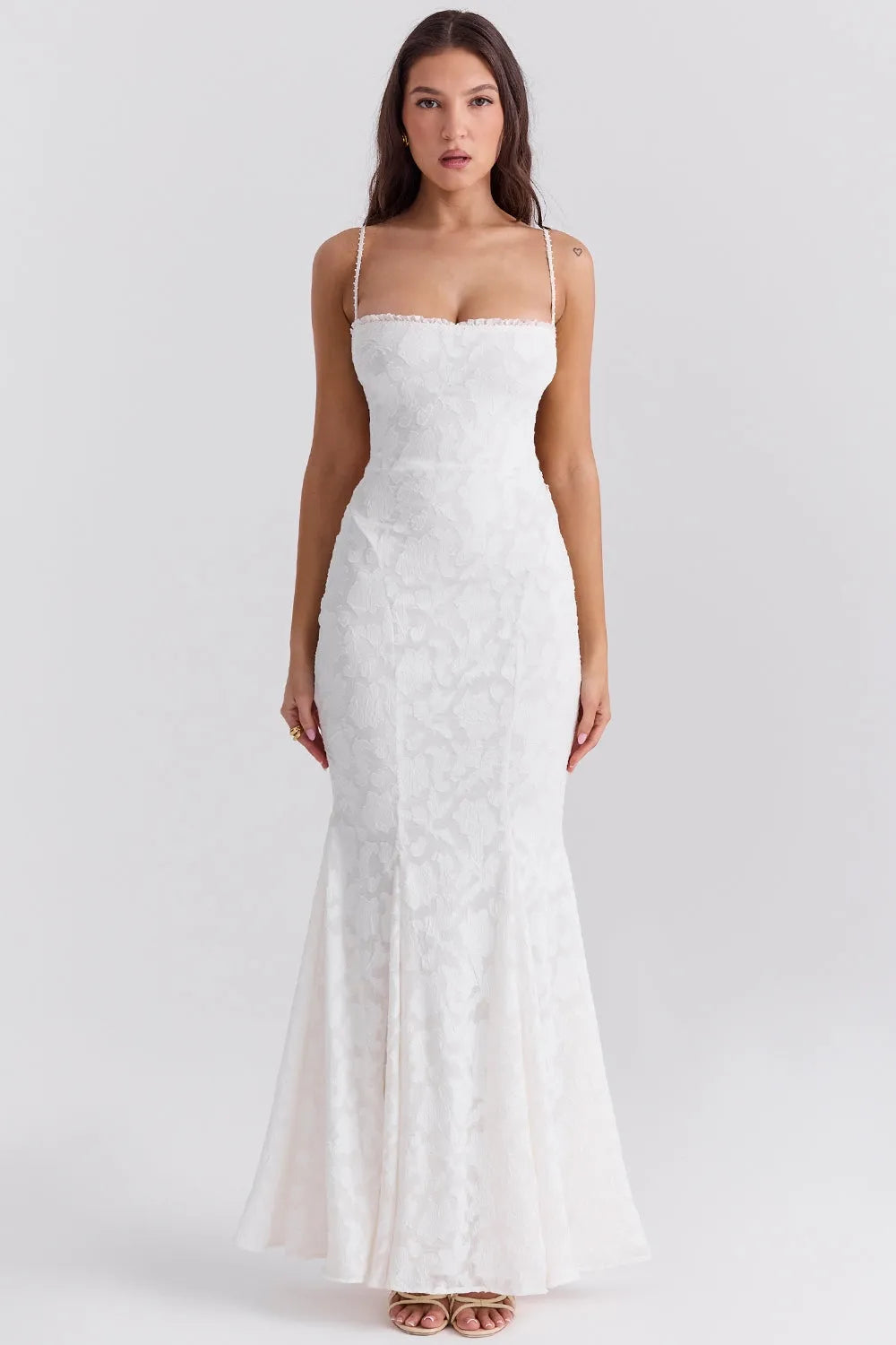 Simple and Elegant Civil Wedding Bridal Dress - Aghata