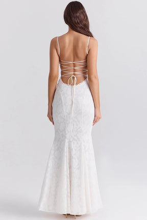 Simple and Elegant Civil Wedding Bridal Dress - Aghata