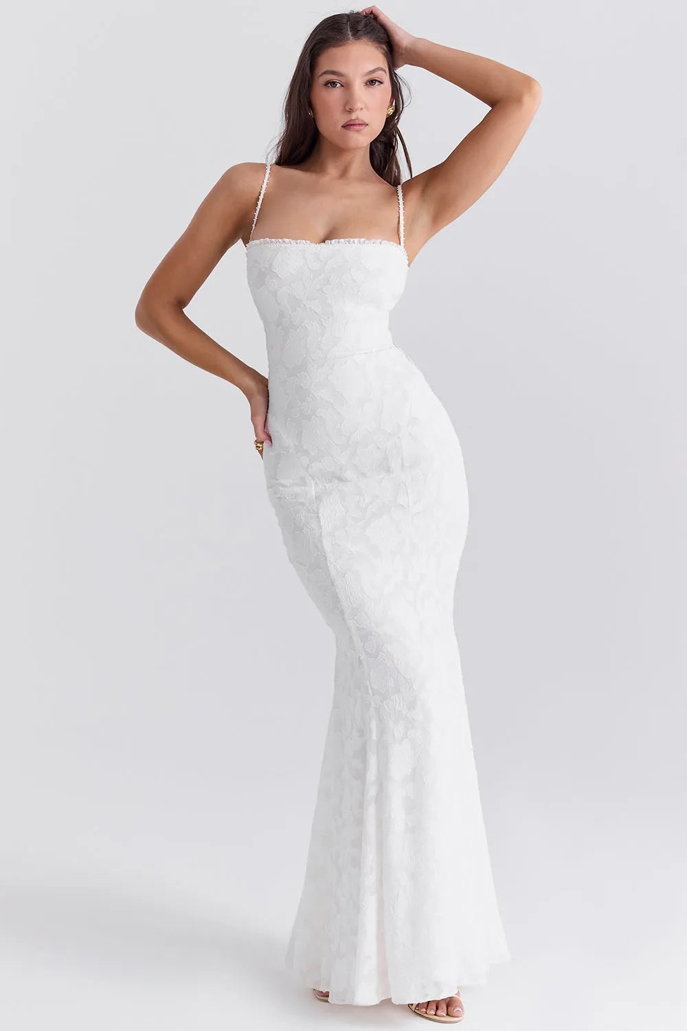 Simple and Elegant Civil Wedding Bridal Dress - Aghata