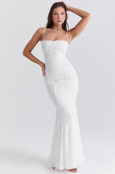 Simple and Elegant Civil Wedding Bridal Dress - Aghata