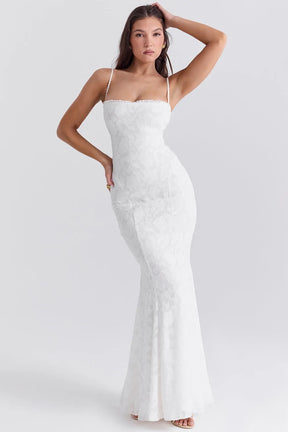 Simple and Elegant Civil Wedding Bridal Dress - Aghata