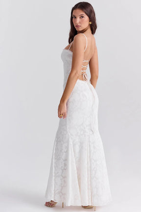 Simple and Elegant Civil Wedding Bridal Dress - Aghata