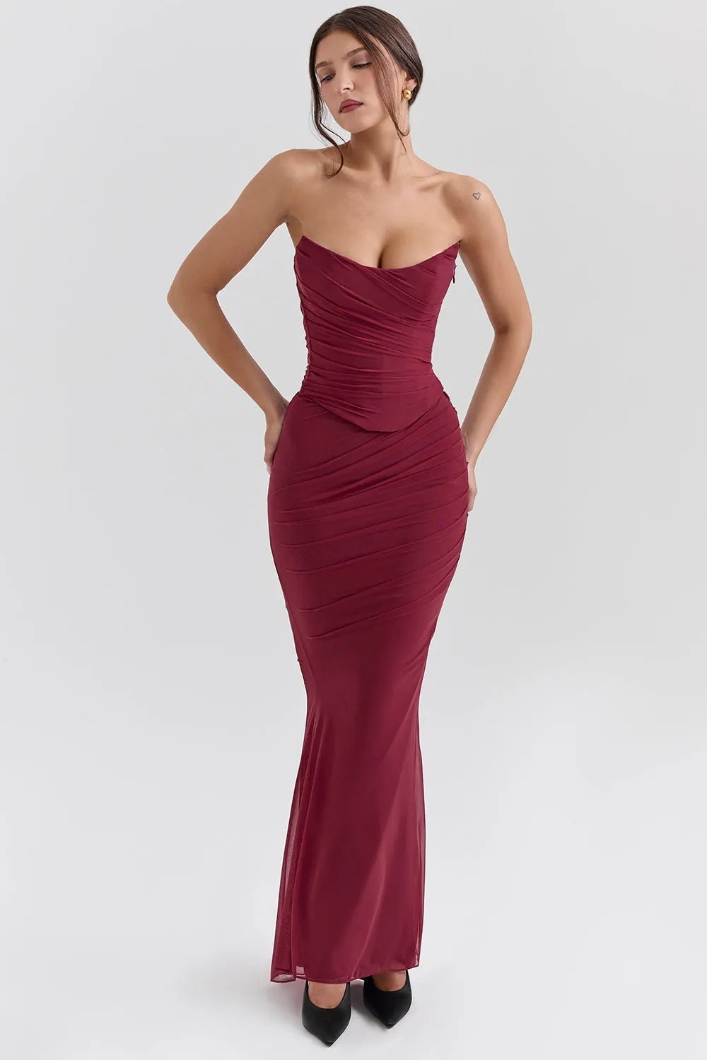 Long Corset Dress - Betty Model