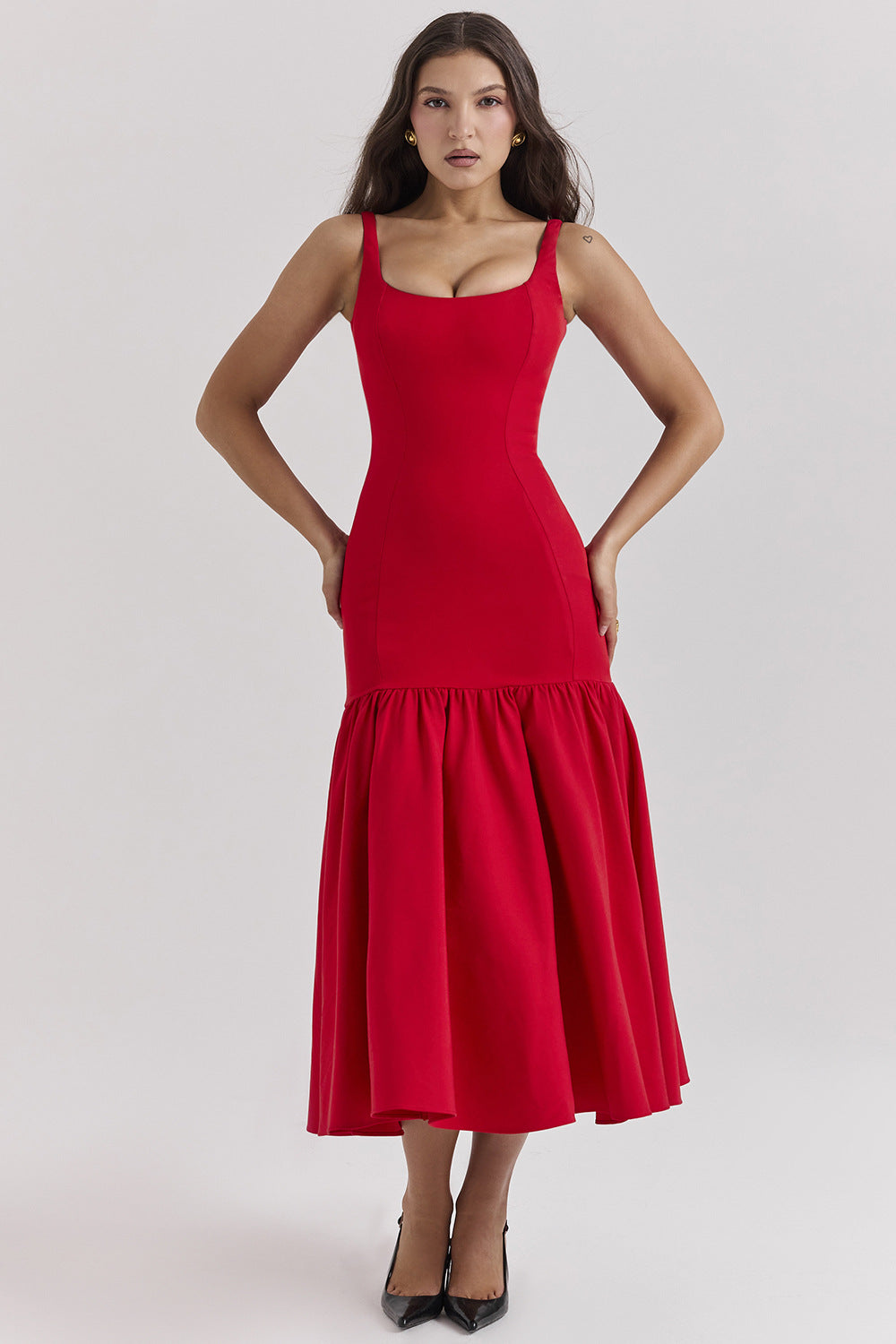 Vintage Clara Midi Dress