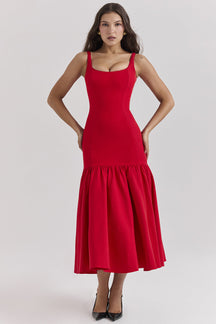 Vintage Clara Midi Dress