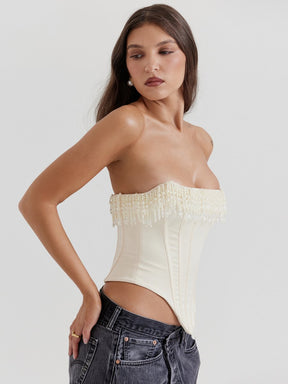 Beaded Embroidered Shaping Corset