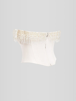 Beaded Embroidered Shaping Corset
