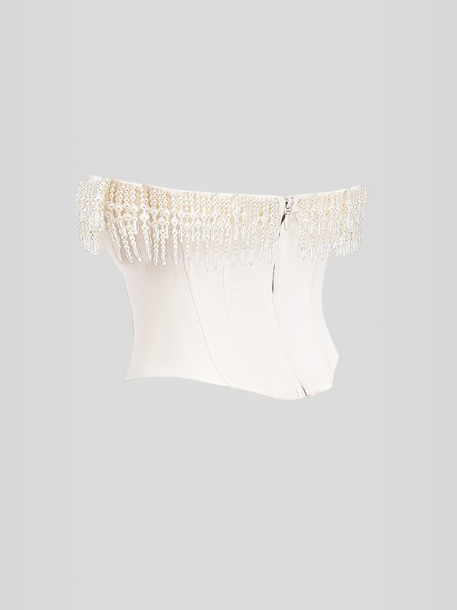 Beaded Embroidered Shaping Corset