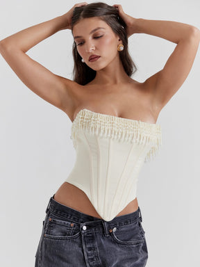 Beaded Embroidered Shaping Corset