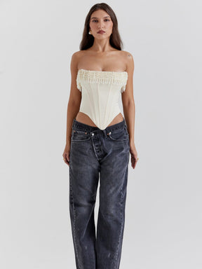 Beaded Embroidered Shaping Corset